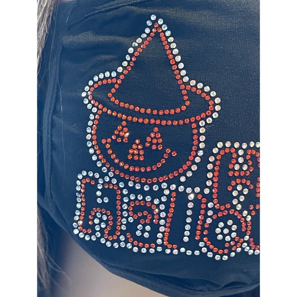 Happy Halloween Bling Rhinestone Filter Face Mask - Picture 7 of 10